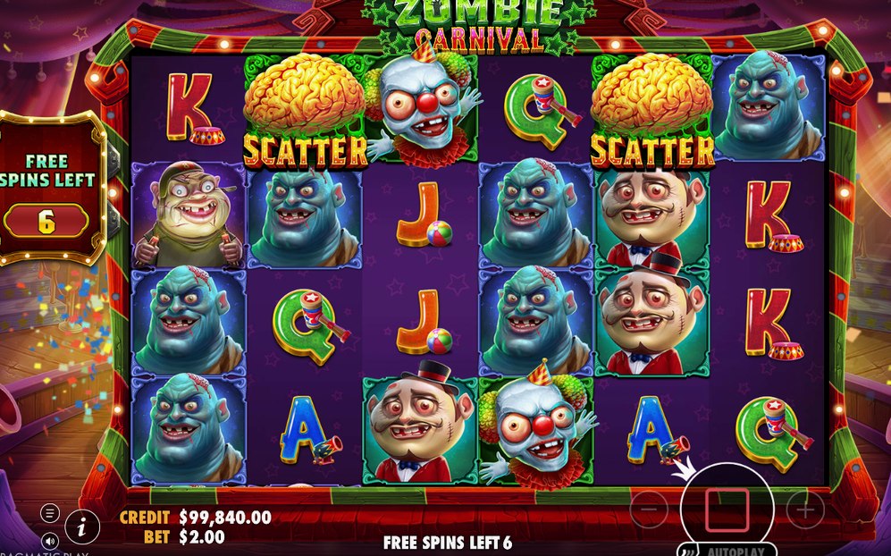 Free Spins-läget under en pågående bonusrunda